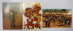 3 db régi képeslap Nigériából, 1983
