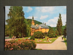 Képeslap,Miskolc,Lillafüred Palotaszálló,SZOT üdülő,Hámori tó,park látkép,részlet,1969-