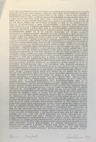 Csorba Simon László (1943-): Róma-Bajkál, 1994. Fénymásolat (xerox), papír, jelzett a xeroxon. 41,5x