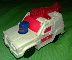 Retro trafikáru bazáráru műanyag TRANSFORMERS mentőautó a képek szerint