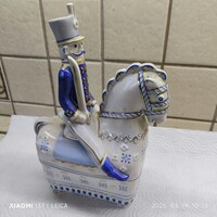 Hollóházi porcelán huszár lovon eladó!HOLLÓHÁZI "ART DECO"lovas huszár kézzel festett
