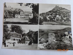 Régi képeslap: Szigliget, részletek (1959)