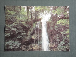 Képeslap,Miskolc,Lillafüred Palotaszálló,SZOT üdülő,Hámori tó,park,vízesés látkép,részlet,1979-