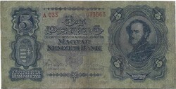 5 pengő 1928 Restaurált