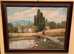 Szignózott festmény / 1 Ft-ról,nincs minimálár