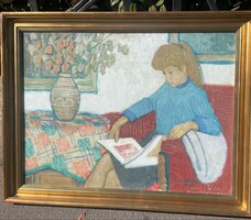 Czene Béla- Olvasó lány
