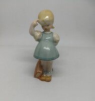 Herendi porcelán iskolás kislány!