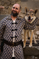 Férfi Kaftán fantasy Larp . Film, élőszerepjáték Cosplay
