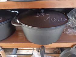 Kemence lábos Nagy 10 Liter Holland Öntöttvas Kamadó smoker Grill bbq lábas fazék edény