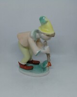 Budapest porcelán lottófiú "Ritka"!