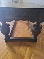Neoreneszánsz asztal 2 fiókos 2m hosszú