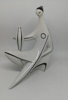 Zsolnay porcelán Art Deco "Korsós nő"!