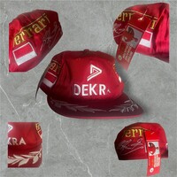 Ferrari Schumacher Vintage Dekra Sapka új címkés