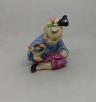 Herendi porcelán kínai kislány!
