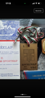 Tungsram  emléklap  első helyezett  díj érem, Vác város 900 éves 1975, sport napok. Zászló. Plakett
