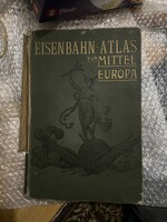 Eisebsjn von mitt Európa regi antik konyv