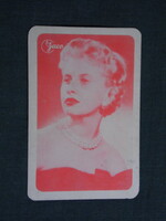 Kártyanaptár,Szlovákia,Jablonex,Óra Ékszer vállalat,női modell  1960   (9)