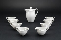 Schönwald Germany porcelán szószós, tejes kis kiöntők plusz egy nagy kiöntő, jelzett, számozott