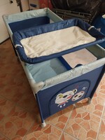 Újszerű, hibátlan, Lorelli Moonlight Nanny Plus multifunkciós utazó kiságy