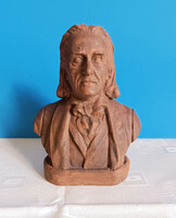 Liszt Ferenc Terrakotta Nagyméretű Büszt