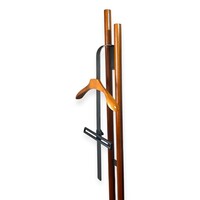 Mid-Century Modern szobainas- gőzölt bükkfa és masszív acélszerkezet