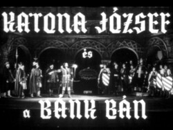 József Katona and Bánk Bán slide film, 1963 edition, rare black and white 36.