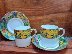 Angol Paragon Springtime kávéscsésze páros