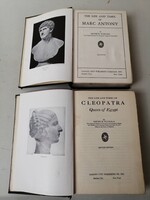 THE LIFE AND TIMES OF CLEOPATRA QUEEN OF EGYPT & THE MARC ANTONY 2 KÖNYV