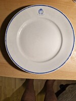 Zsolnay porcelán, éttermi tányér - Szövetkezet Napsugár Kisvendéglő felirat