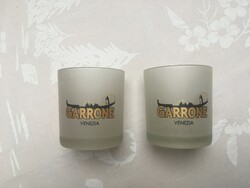 2 Garrone Venezia opálos üveg pohár