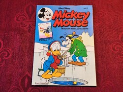 Mickey Mouse 1991/2. Színes képregény +Poszter