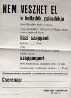 Gruber Lajos szappankészítő  Solt    Plakát