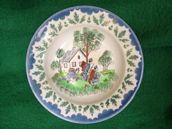 Wilhelmsburgi 1 VH-s emléktányér 23 cm átmérőjű