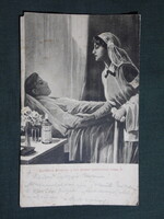 Képeslap,Katonák őrangyala,Lysoform fertőtlenítő szer,Újvidék tábori posta,katona levél,1916-