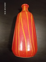 Retró Tófej váza 28 cm magas sérült