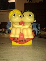 Melek Fecht lámpa, levágott szerelékkel, 30 cm magas