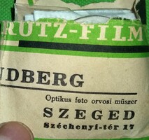 Antik kerek szemüveg üveglencsék a szegedi SANDBERG OPTIKA műhelyéből 2 db EGYBE a képek szerint