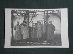 Képeslap,Osztrák Magyar hadsereg, fotó,honvéd,katona,Tiszti csoportkép,1916-