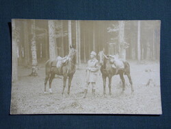 Képeslap,katona fotó,levél Malatinszky Ferencnek,dedikált,Dinyeberki Bozó Pál honvéd alezredes,1916-