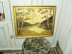 Szignózott olaj festmény