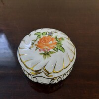 Herendi PBR rózsa mintás porcelán bonbonier