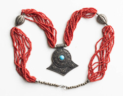 Vintage ethno stílusú nyaklánc - nyakék - etno boho bohém folk art