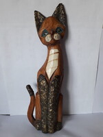 Fa macska-cica  40cm magas