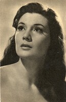 Képeslap: Színészek, Bara Margit.