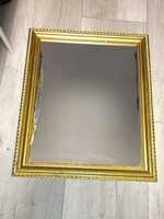 Gyönyörű vintage tükör arany kerettel 59x49