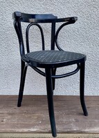 Thonet Karosszék Fekete 12 db Kávéházi Kávézóba Étkezőszék Ebédlőszék Vintage Antik Retro Hajlított