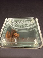 Radeberger-es üveg pohár alátét