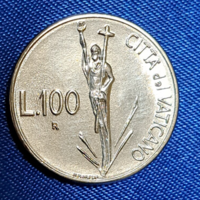 Vatikán 100 Líra 1991. II. János Pál pápa (1979 - 2001). (1046)
