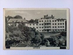 Régi képeslap Levice, Léva Szlovákia Kórház 1946