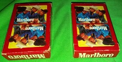 Retro belga CARTA MUNDI kártyagyáras MARLBORO COWBOY römi reklámkártya 2 pakli egybe képek szerint